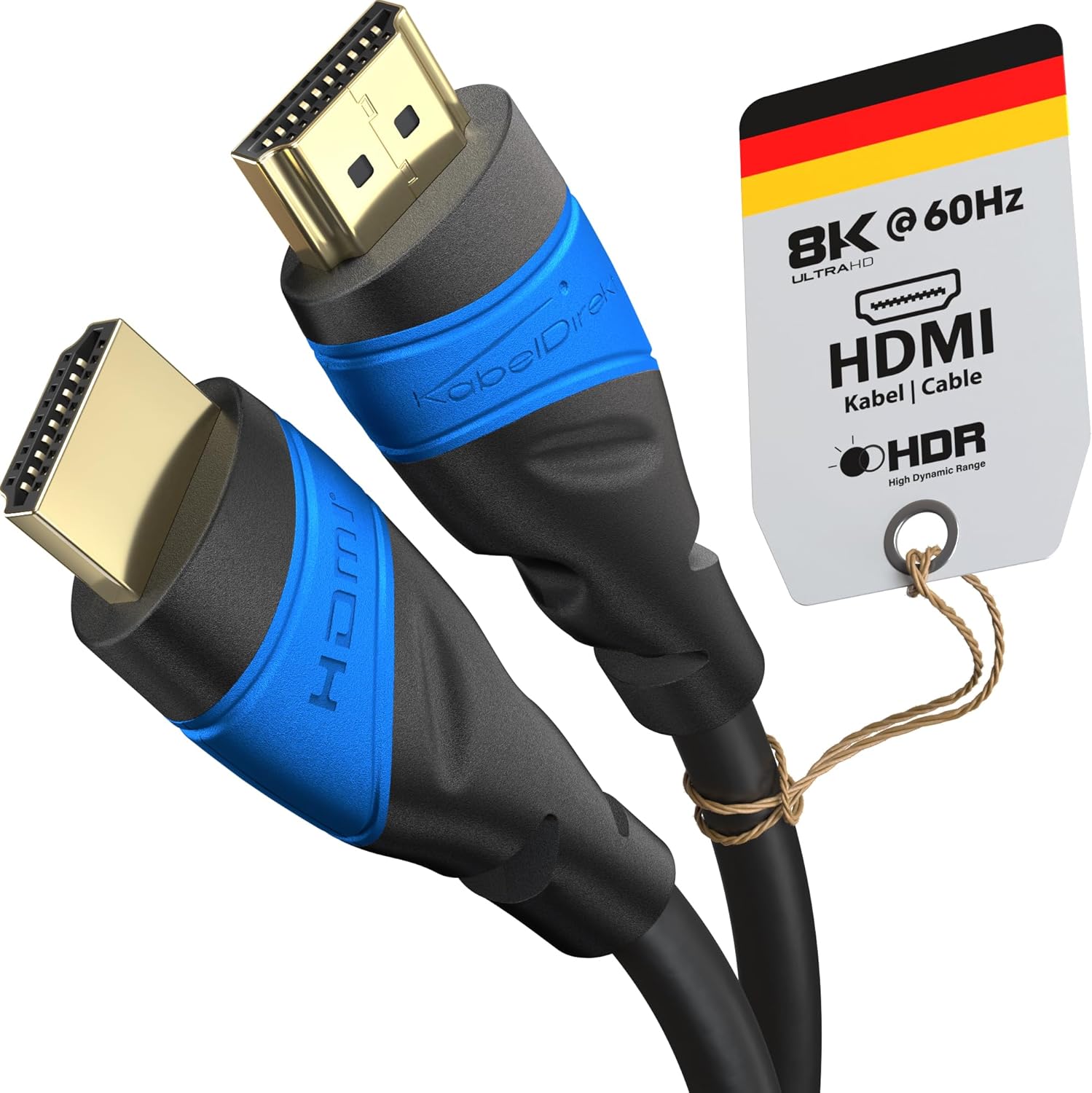 KabelDirekt – Câble HDMI 4K & 8K – 2 m